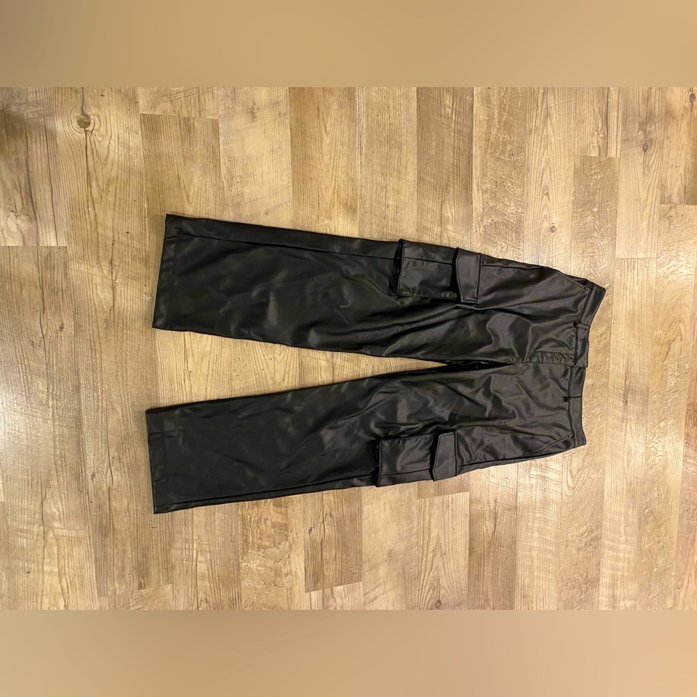 Cargo pants - Faux Leather